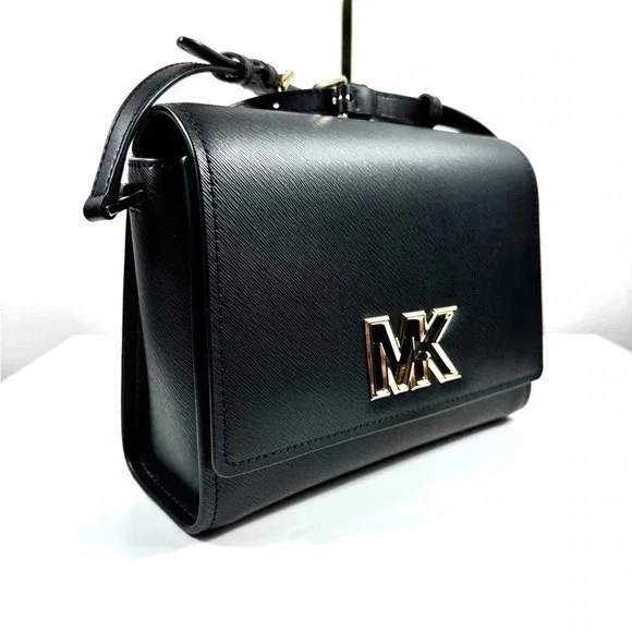 NWT Michael Kors leather MK Crossbody Bag - Picture 5 of 11